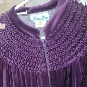 Purple Velvet Robe
